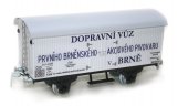 Vůz na přepravu piva-první akciový pivovar Brno